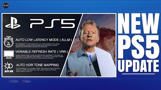 PLAYSTATION 5  PS5   NEW PS5 UPDATE VRR AUTO HDR ALLM  SONY OPENS NEW STUDIO  HORIZON 2 IS H… [upl. by Adallard]