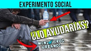 Experimento social ¿Ayudarías a esta persona de la calle  Mensajeros urbanos [upl. by Chambers]