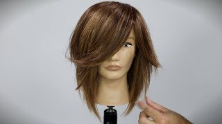 Shaggy Long Bob Haircut Tutorial [upl. by Olotrab]