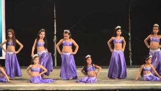 Bellydance infantil  NEFRU ESCUELA DE DANZAS ÁRABES 2015 [upl. by Aisatsana530]