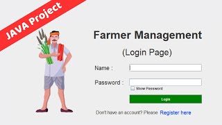 Java Swing GUI Project Tutorial  Farmer Management System  QuantumRank [upl. by Mena]