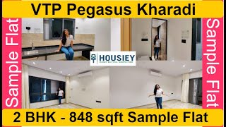 VTP Pegasus Cygnus  2 BHK Sample Flat Tour  VTP Cygnus Kharadi  VTP Realty Kharadi Pune [upl. by Fulton]