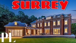 Inside a Luxury 6 Bedroom Mansion with Indoor Pool in Surrey UK  Property London [upl. by Horodko]