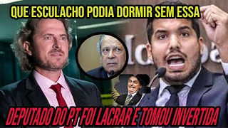 EM DEBATE DEPUTADO DO PT FOI LACRAR E LEVOU ESCULACHO DE ANDRE FERNANDES PASSOU VERGONHA AO VIVO [upl. by Cosetta]