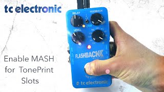 FLASHBACK 2 DELAY Enable MASH for TonePrint Slots Windows [upl. by Nahamas]