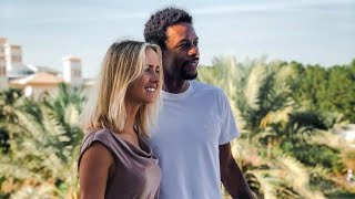 Love match Elina Svitolina and Gael Monfils “true love support each otherquot [upl. by Mieka]