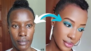 BLUE 💙🌊 EYESHADOW LOOK STEP BY STEP MAKEUP TUTORIAL [upl. by Radloff]