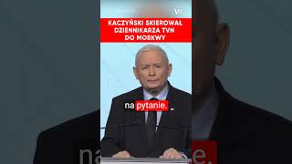 Kaczyński pogonił go do Moskwy To pytanie wzburzyło prezesa [upl. by Etakyram]