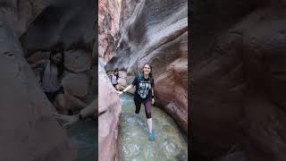 Kanarra Falls Adventure A Hikers Dream Trail Shorts Hiking [upl. by Gnik]