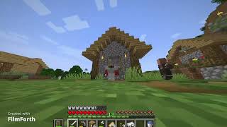 MineCraft Survival 2 I I built base interior and got full iron armor I minecraft [upl. by Nathalie355]