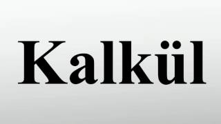 Kalkül [upl. by Leimaj]