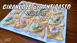 GIRANDOLE Antipasto con il pancarrè Idee creative per deliziare il palato  Prima del Caffè [upl. by Parrisch459]