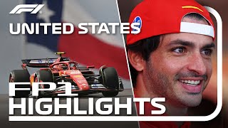 FP1 Highlights  2024 United States Grand Prix [upl. by Ydurt]