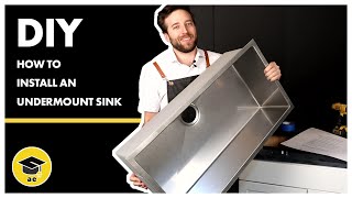 How to Install an UnderMount Kitchen Sink [upl. by Adnanref]