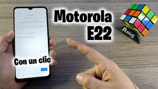 FRP Motorola E22 DESBLOQUEO CUENTA GOOGLE Con un Clic Ultima Seguridad [upl. by Mollie244]