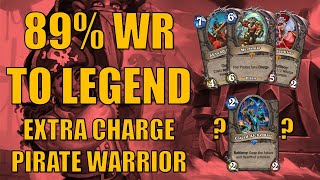 Extra Charge Pirate Warrior  Onyxias Lair  Wild Hearthstone [upl. by Hedda]