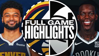 NUGGETS at NETS  FULL GAME HIGHLIGHTS  October 29 2024 [upl. by Tarrance593]