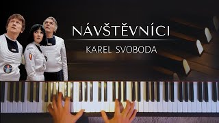 Karel Svoboda  Návštěvníci znělka  noty pro klavír [upl. by Dnob]