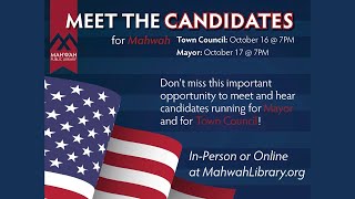 Meet the Candidates for Mahwah Mayor [upl. by Ibrab]