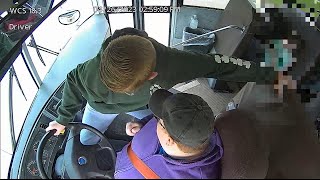 7th Grader Stops School Bus After Driver Passes Out [upl. by Ezirtaeb454]