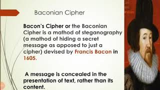 Baconian cipher history incryption and decryption of MS Mathematics Cryptography [upl. by Athalie134]