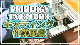 PRIMERGY TX1310 M3 キッティング作業風景 [upl. by Tierney]