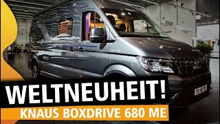 KNAUS BoxDrive 680 ME 2022  NEUES KastenwagenWohnmobil auf MAN  ROOMTOUR [upl. by Akinam669]