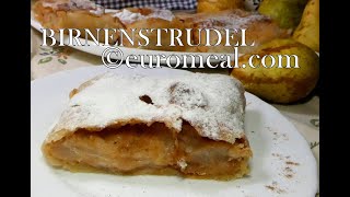 Birnen Strudel  euromealcom [upl. by Ailicec994]