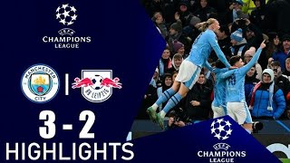 Manchester City VS RB Leipzig  Game Highlights UEFA Champions League 20232024 [upl. by Phionna]