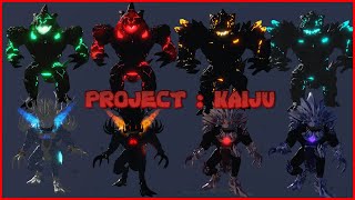 ALL SKINS OBSIDIUS AND KRYSTALAK │ PROJECT KAIJU [upl. by Kuehn463]