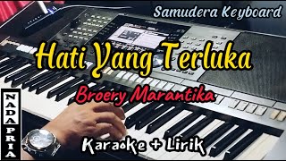 Hati Yang Terluka  Broery Marantika  Karaoke   NADA PRIA [upl. by Enilesoj]