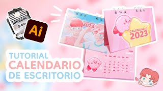 Tutorial  Calendarios de Escritorio  Illustrator  Cinch ☾ [upl. by Gilbert23]