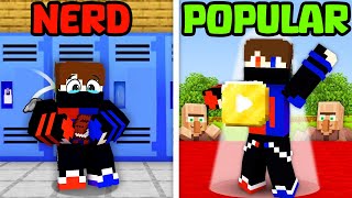 Minecraft but From Nerd to Popular [upl. by Lynnelle]