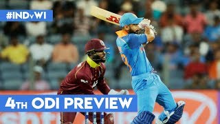 INDvWI 4th ODI PREVIEW AakashVani [upl. by Atnod]