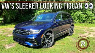 The 2022 Volkswagen Tiguan SEL RLine Is A Restyled Premium Looking Family SUV [upl. by Notsirt497]