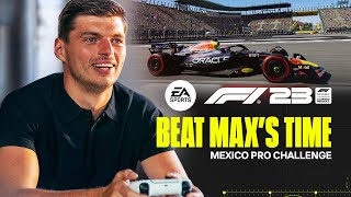 F1® 23  Beat Max Verstappen at the Mexican Grand Prix  Pro Challenge [upl. by Kciredohr805]