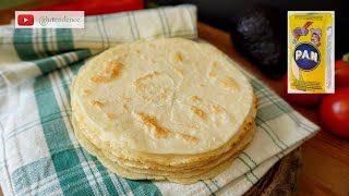 TORTILLAS DE MAÍZ CON HARINA PAN ¡Deliciosas [upl. by Llyrpa489]