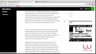 Using WordPress Text Widget to Embed YouTube Video in Sidebar [upl. by Holmen]