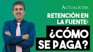 Plazos para pagar una declaración de retención en la fuente [upl. by Siednarb]