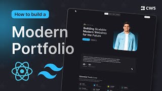 CREATE a Stunning REACT JS Portfolio Website in 3 Hours [upl. by Jerold]
