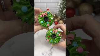 2️⃣3️⃣ Easy peasy wreaths 🎄🎀cakedbyrach christmas cakeart christmascountdown dessert shorts [upl. by Ayarahs]