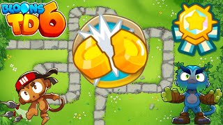 BTD6  METADE DO DINHEIRO  CAMPO DOS SIMIOS  HALF CASH [upl. by Anael]