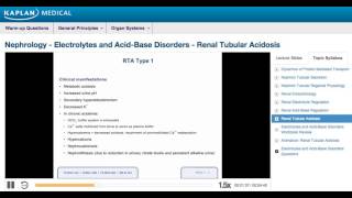 Step 1 High Yield  Nephrology Renal Tubular Acidosis [upl. by Ymrej]