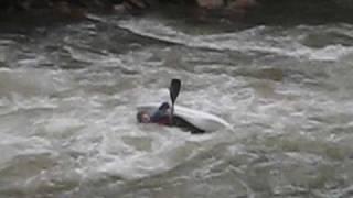 GAF 2009 Nantahala River carnage at lesser wesser [upl. by Leicester]