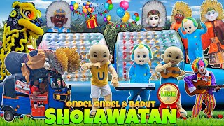 LIRIK LAGU ALLAH YANG KUCINTAI 💕 BADUT BARONGSAI DAN ONDEL ONDEL SHOLAWAT  LIRIK SHOLAWAT TERBARU [upl. by Sebastiano176]