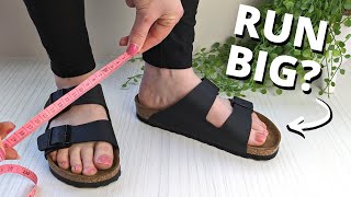 Do Birkenstocks Run Big REVIEW amp Size Charts [upl. by Rowena484]