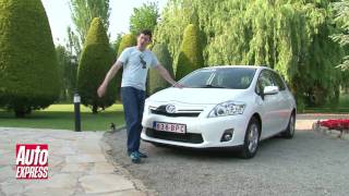 Toyota Auris Hybrid Review  Auto Express [upl. by Lanahtan918]