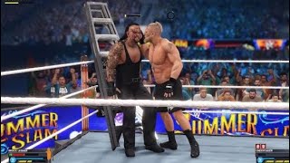 WWE BROCK LESNAR VS UNDER TAKER [upl. by Durer]