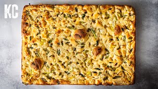 AMAZING Same Day FOCACCIA Bread Recipe Focaccia Genovese Style [upl. by Levitan]