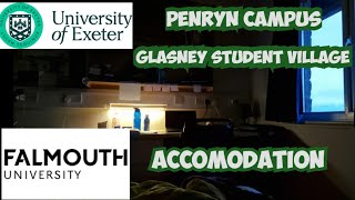 Exeter  Falmouth University Penryn Campus Glasney Accomodation  Room Tour [upl. by Publias765]